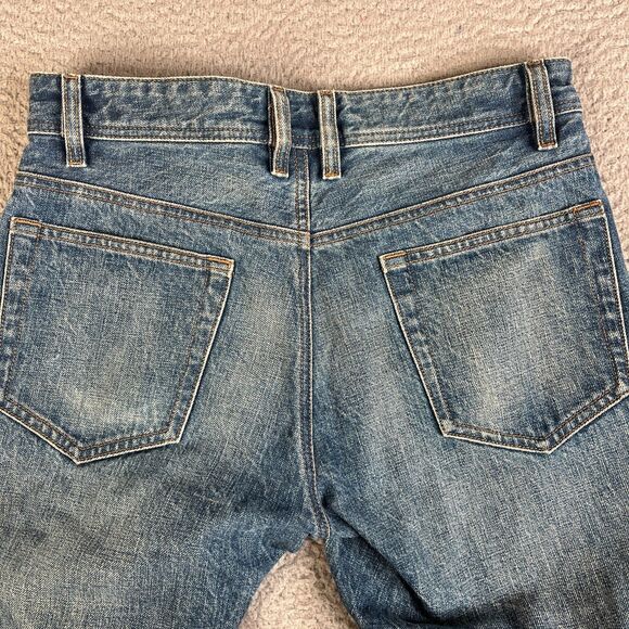 Todd Shelton Selvedge Jeans Mens 29 x 28  Blue Denim YKK Zipper Tapered Made USA - Picture 11 of 16